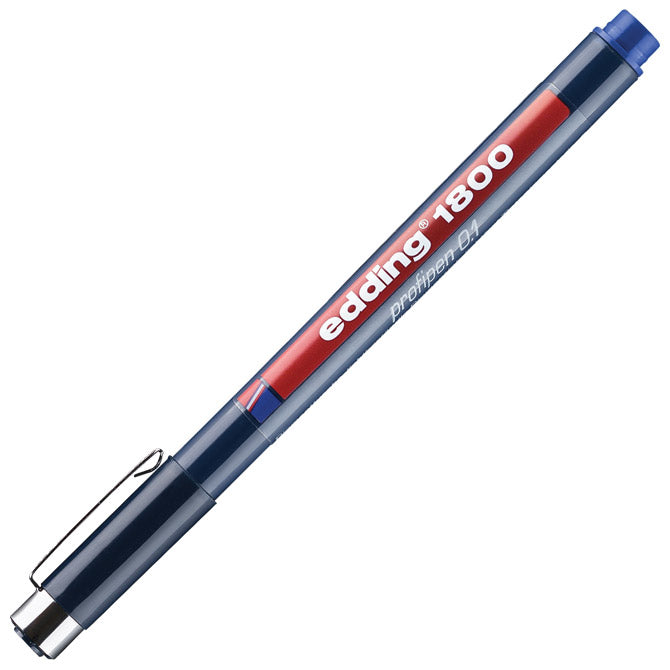 FLOMASTER ZA TEHNIČNO RISANJE PROFIPEN 0,1MM EDDING 1800 MODRA
