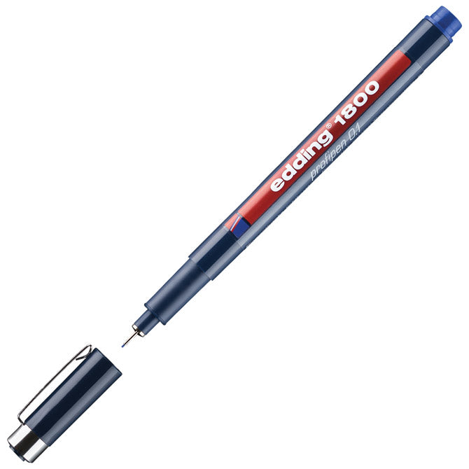 FLOMASTER ZA TEHNIČNO RISANJE PROFIPEN 0,1MM EDDING 1800 MODRA