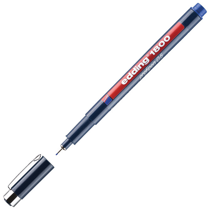 FLOMASTER ZA TEHNIČKO CRTANJE PROFIPEN 0,5MM EDDING 1800 PLAVI