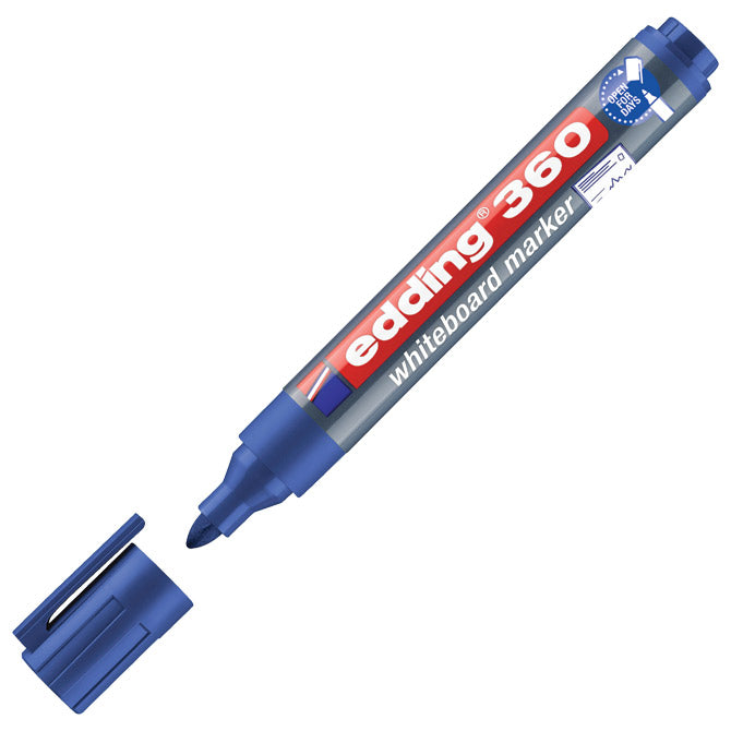 OZNAČEVALEC ZA BELO TABLO 1,5-3MM EDDING 360 MODER