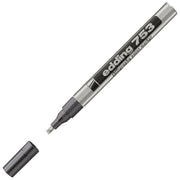 Marker permanentni kaligrafski 1-2,5mm edding 753 srebrni