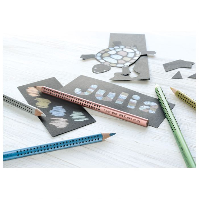 BOJA DRVENA JUMBO GRIP FABER-CASTELL 110981 ZLATNA