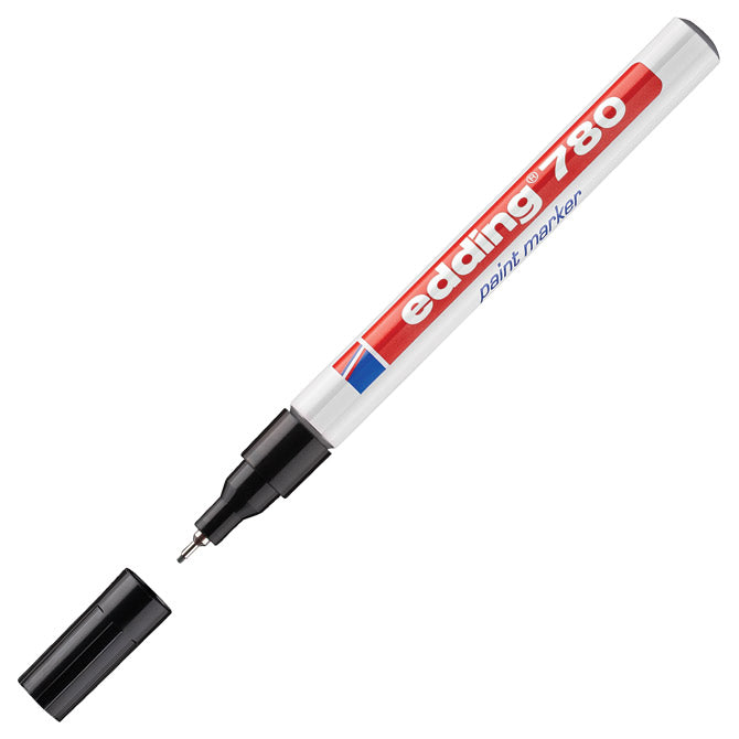 Marker permanentni lakirajući 0,8mm edding 780 crni