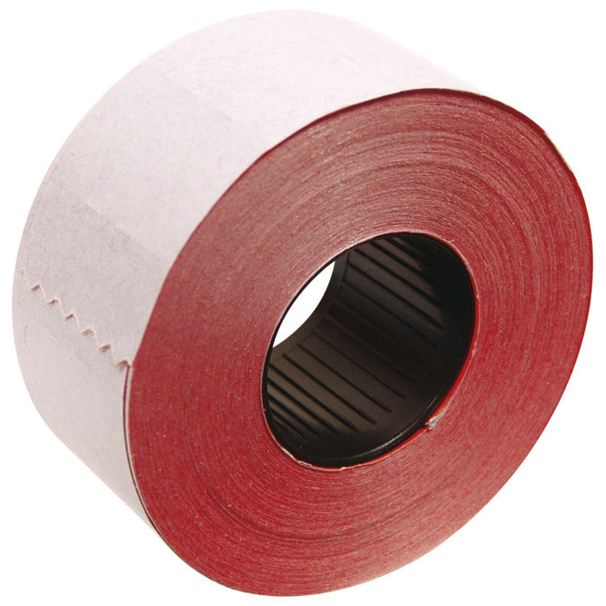 NALPISNE OZNAKE V ROLI 26X16MM ŠKATLASTE DVOVRSTNE PK36 PRINTEX RDEČE