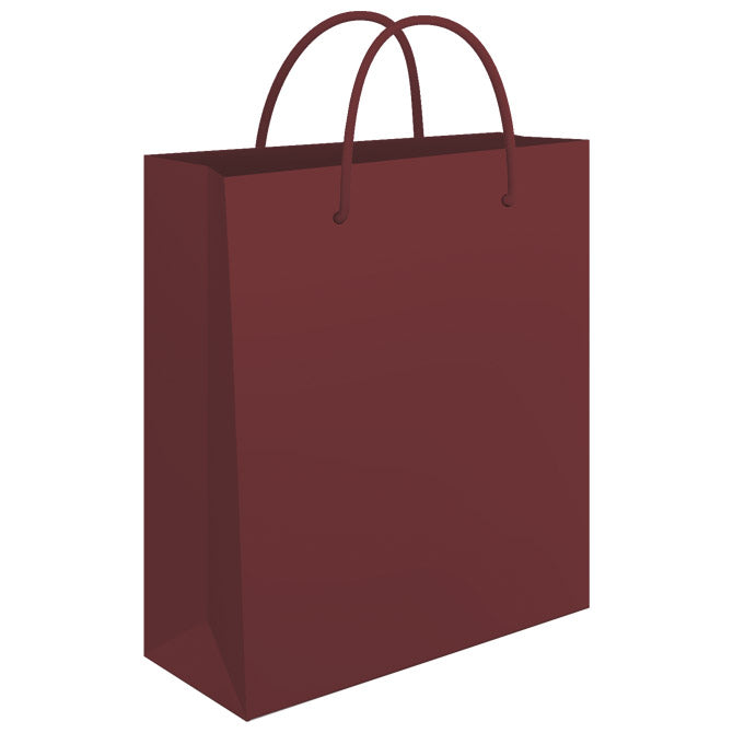 VREĆICE UKRASNE 34X39X10CM SJAJNA PLASTIFIKACIJA FORNAX BORDO