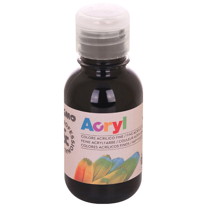 Boja akrilna 125ml cmp.402ta125800 crna