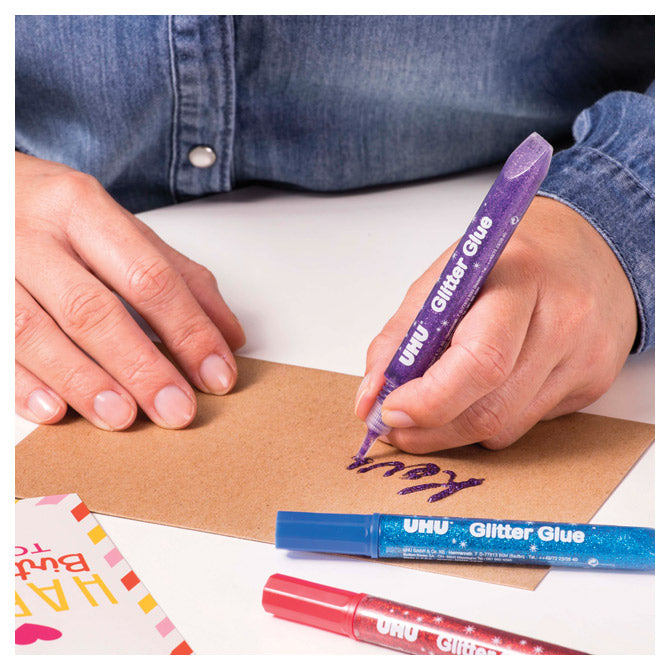 LEPILO GLITTER GLUE 20G PK24 UHU L0180504 SORTIRANO