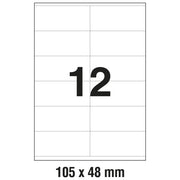 ETIKETE ILK 105X48MM PK100L ZWECKFORM 3424