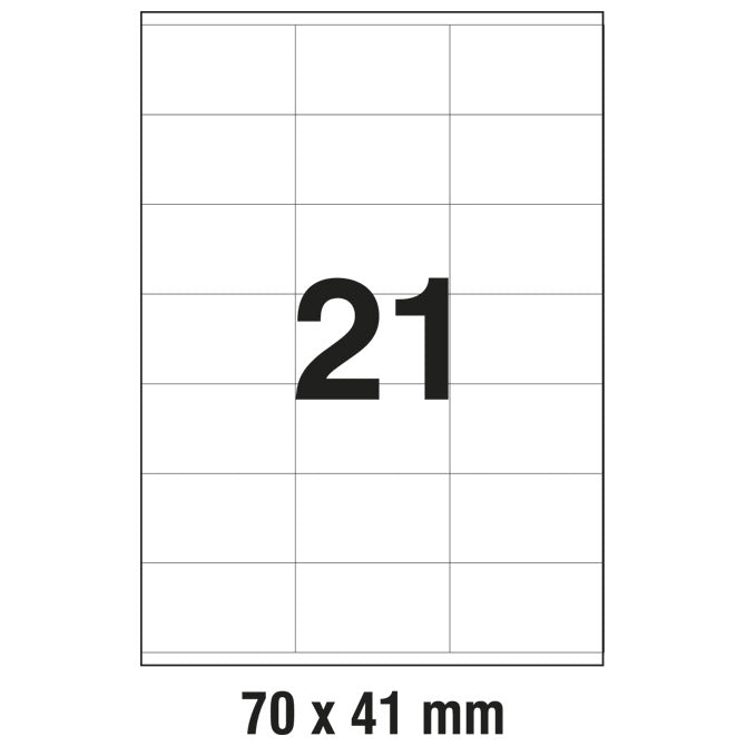 NALepKE ILK 70X41MM PK100L ZWECKFORM 3481