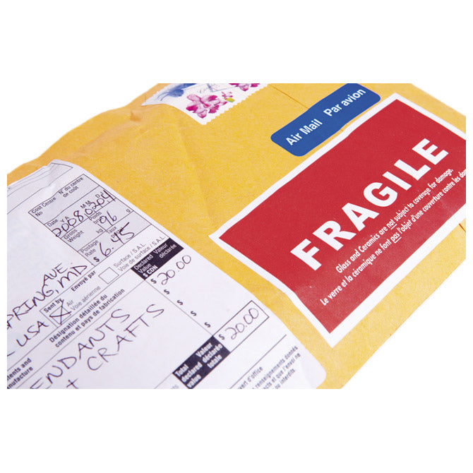 KUVERTA Z ZRAČNIM MEHOM 29X38/27X36CM "H" PK10 FORNAX RUMENE