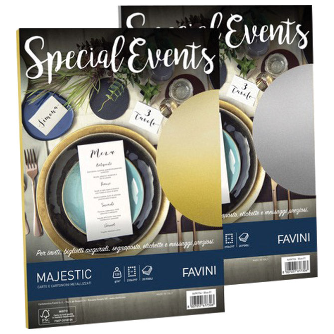 PAPIR ILK SPECIAL EVENTS A4 120G PK20 FAVINI ZLATNI