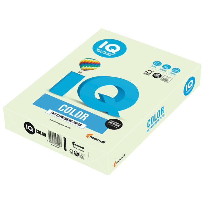 PAPIR ILK IQ PASTEL A4 160G PK250 MONDI GN27 SVIJETLO ZELENI