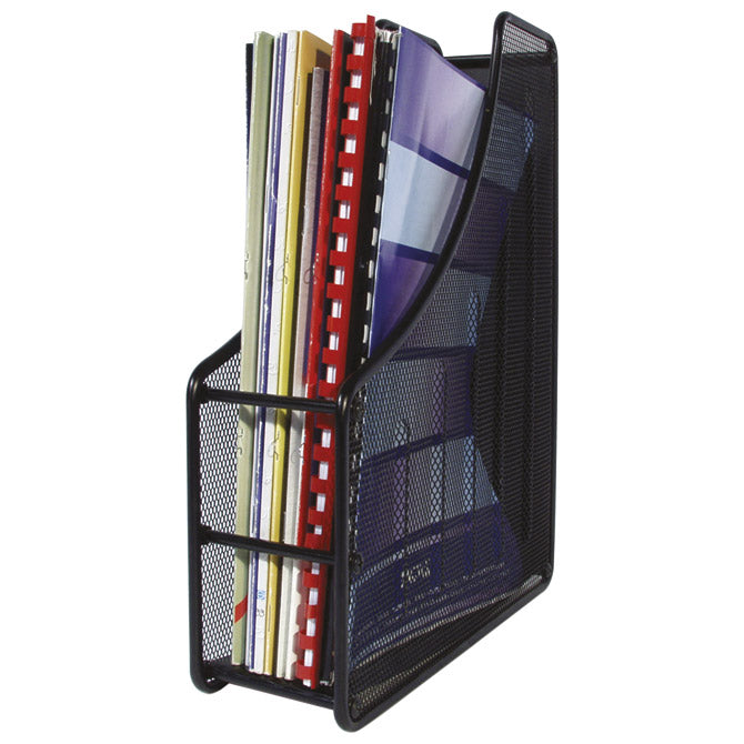 Navpični stojalo za dokumente žica 8x27,5x35cm ld01-418 fornax črna