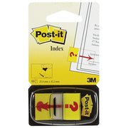 ZASTAVICA 25,4X43,2MM 50L POST-IT 3M.680-32 "?" RUMENA BLISTER-EOL!!