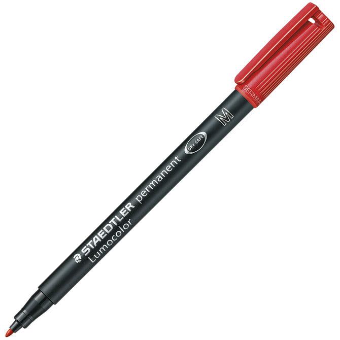 Permanentni marker 1 mm Lumocolor Staedtler 317-2 rdeč