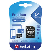 POMNILNIŠKA KARTICA MICRO SDXC 64GB VERBATIM 44084 BLISTER