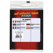 NALEPKE SLEP 73X37MM PK10L MARKIN 10048 BLISTER