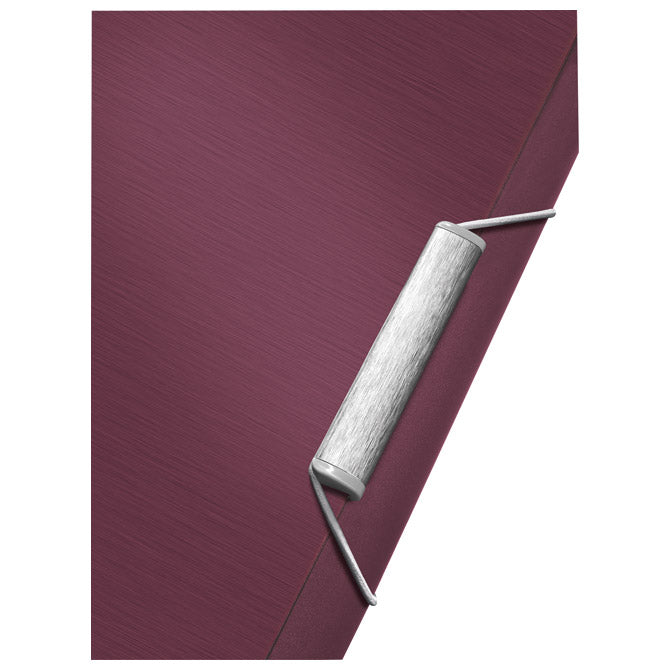 FASCIKL KLAPA S GUMICOM PP A4 STYLE LEITZ 39770028 BORDO
