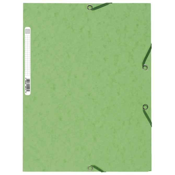 MAPA Z ELASTIKO CHARTREUSE A4 EXACOMPTA 55513E LIMETNO ZELENA