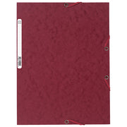 FOLDER Z ZAPIRALOM NA ELASTIKO CHARTREUSE A4 EXACOMPTA 55525E BORDO
