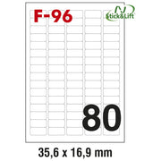 ETIKETE ILK  35,6X16,9MM ODLJEPLJIVE PK100L FORNAX F-96