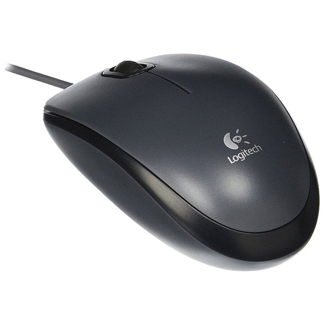 MIŠ USB 3TIPKE OPTIČKI ŽIČNI M100 LOGITECH SIVO/CRNI BLISTER