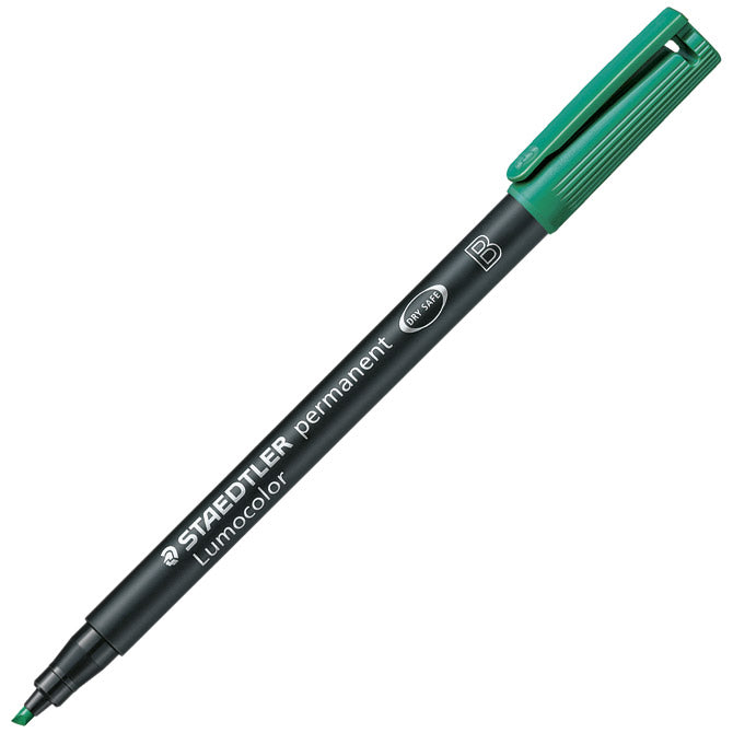 PERMANENTNI OZNAČEVALEC 1-2,5MM RECIKLIRANI LUMOCOLOR STAEDTLER 314-5 ZELENI