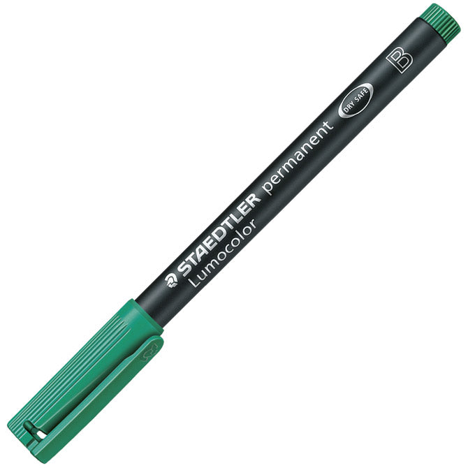 PERMANENTNI OZNAČEVALEC 1-2,5MM RECIKLIRANI LUMOCOLOR STAEDTLER 314-5 ZELENI