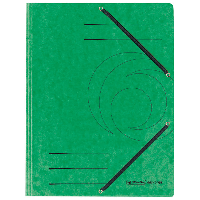 FOLDER Z ZAVEZANO KARTON A4 HERLITZ 10843894 ZELEN