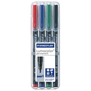 OZNAČEVALEC TRAJNI 1-2,5MM PK4 RECIKLIRANI LUMOCOLOR STAEDTLER 314 WP4