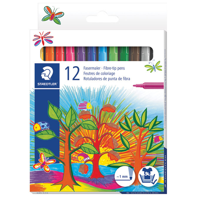 ŠOLSKI FLOMASTER 12 BARV STAEDTLER 325 C12