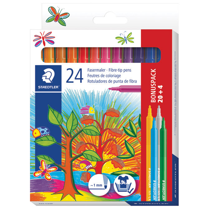 FLOMASTER ŠOLSKI 24 BARV STAEDTLER 325 C24