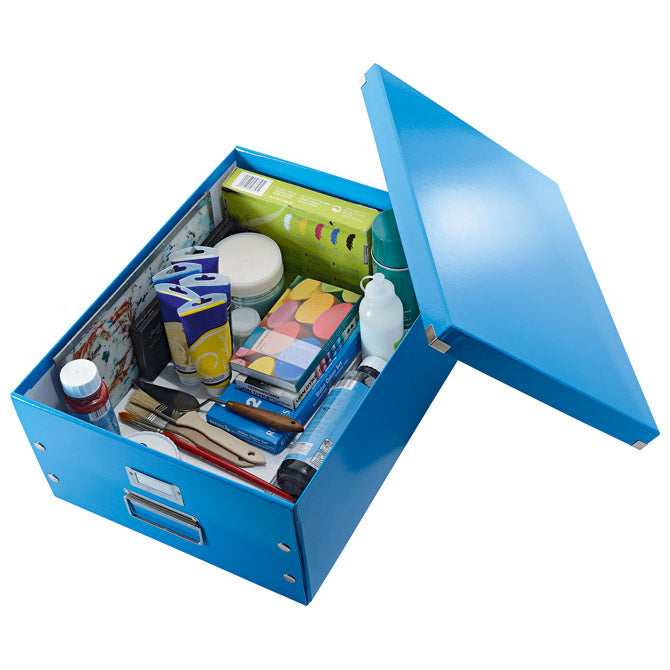 ARHIVSKA ŠKATLA A3 PLUS LARGE CLICK&STORE LEITZ 60450036 MODRA