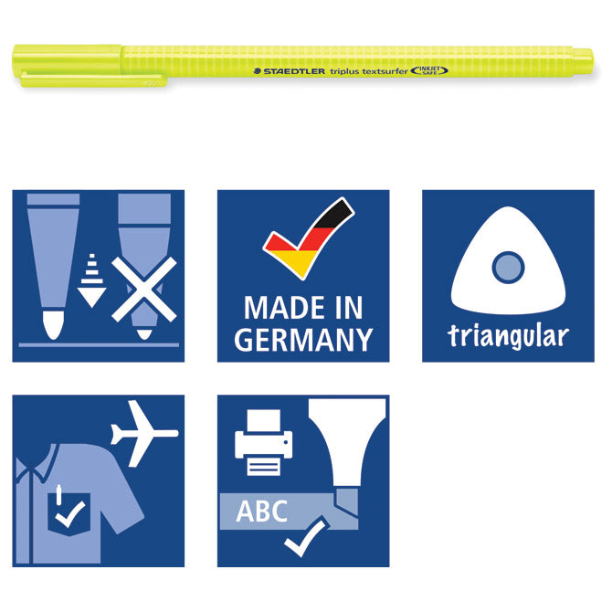 SIGNIR 1-4MM NEON TRIPLUS STAEDTLER 362-5 ZELENA