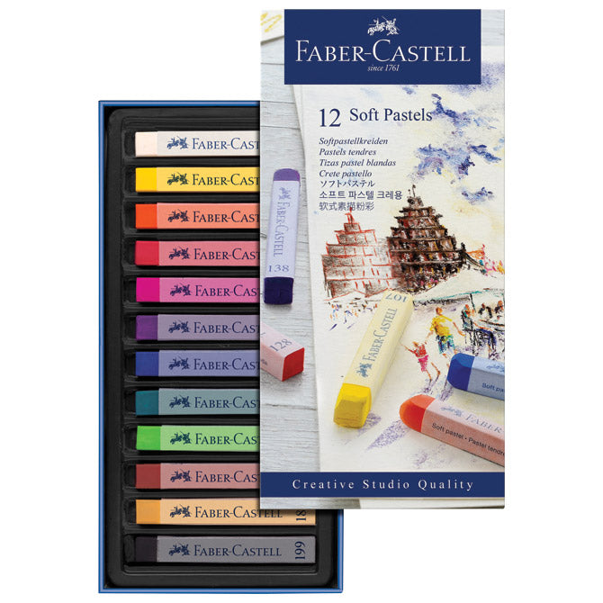 Pastela suha 12boja creative studio faber castell 128312