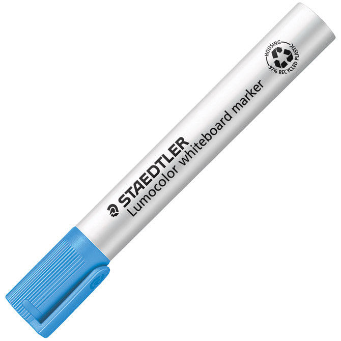 MARKER ZA BIJELU PLOČU 2MM RECIKLIRANI LUMOCOLOR STAEDTLER 351-30 SVIJETLO PLAVI