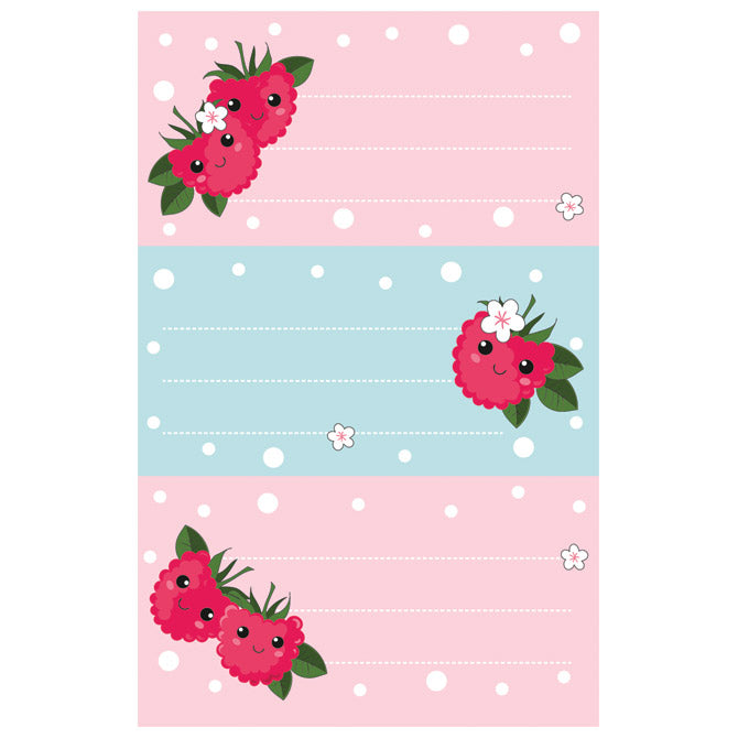 ETIKETE ŠOLSKE PAPIR MALINE HERLITZ 50034291 BLISTER
