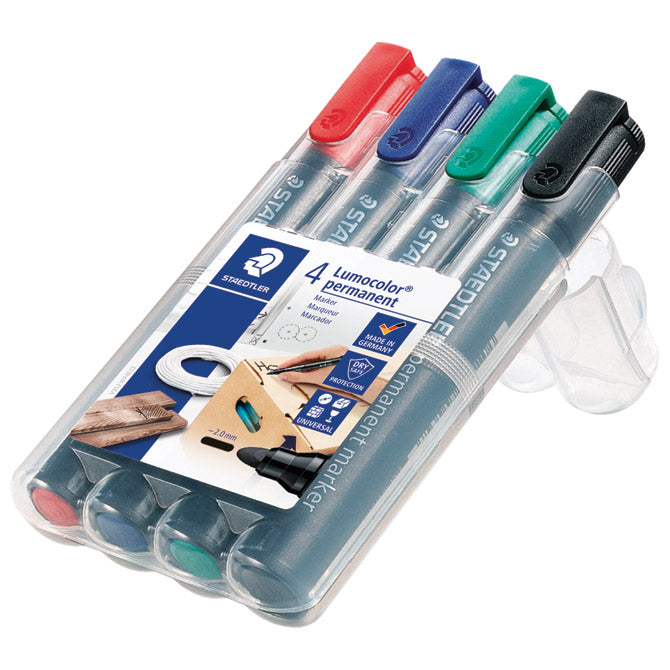 PERMANENTNI OZNAKOVALEC 2MM PK4 LUMOCOLOR STAEDTLER 352 WP4