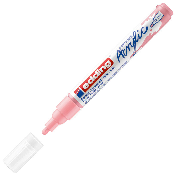 Marker akrilni 2-3mm edding 5100935 prljavo pastelno rozi