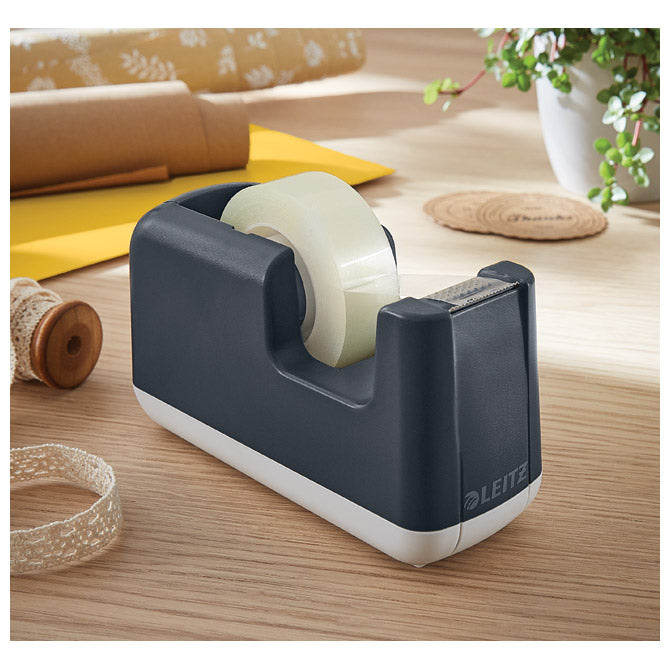 Stojalo s lepilnim trakom cosy leitz 53670089 temno siva/bela blister