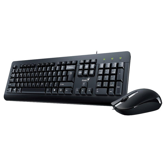 TIPKOVNICA PLUS MIŠ KM160 DESKTOP GENIUS ČRNA