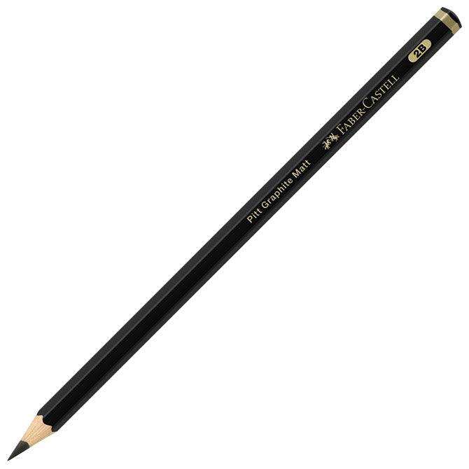 SVINČNIK GRAFITNI 2B PITT GRAPHITE MATT FABER-CASTELL 115202