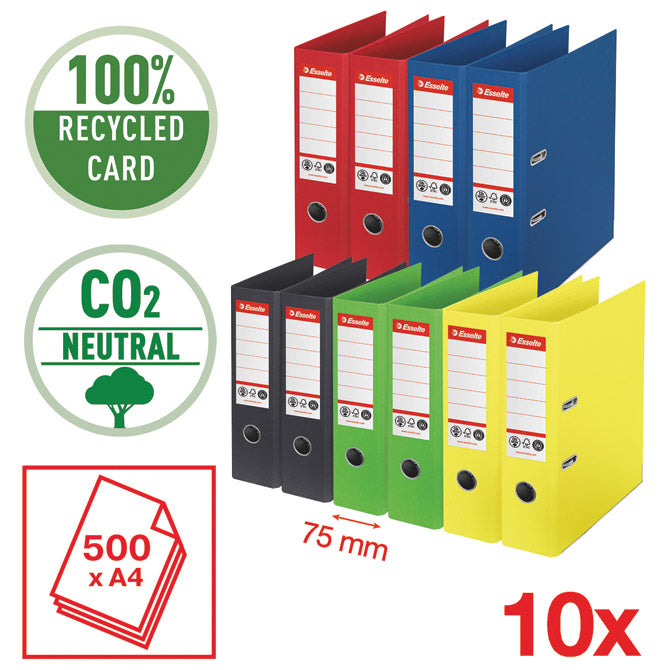 REGISTRATOR A4 ŠIROKI SAMOSTOJEĆI CO2 NEUTRAL VIVIDA ESSELTE 627571 SORTIRANO