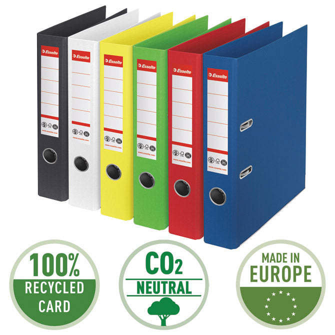 REGISTRATOR A4 USKI SAMOSTOJEĆI CO2 NEUTRAL VIVIDA ESSELTE 627573 ŽUTI!!