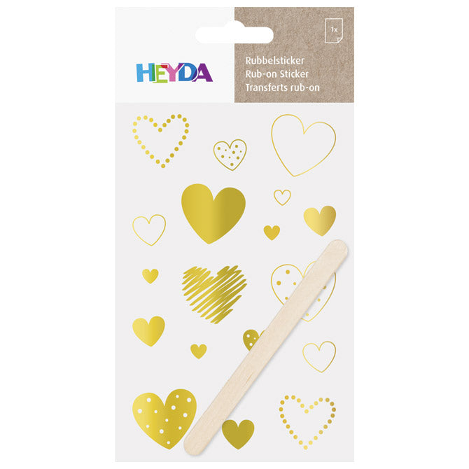 OKRASNI NALEPKE SRCA HEYDA 20-37809 60 ZLATI BLISTER