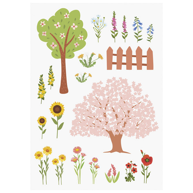 NALJEPNICE UKRASNE ZA STAKLO A4 GARDEN PK3 HEYDA 20-35844 51 BLISTER