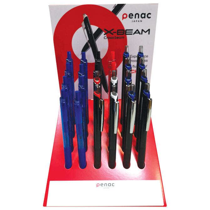 Stojalo s kemijskimi svinčniki pk24 x-beam penac sortirano