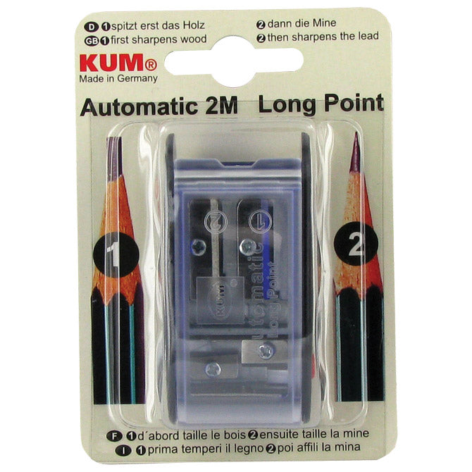 KOVINSKI ŠILČEK 4 LUKNJE-ZA SVINČNIKE IN 2MM TEHNIČNE AVTOMATSKI AS2M KUM.1053122 PLA/PRO BLISTER