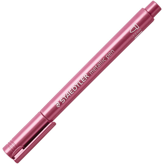 Označevalec nepermanentni 1-2mm metallic pen staedtler 8323-232 rdeči