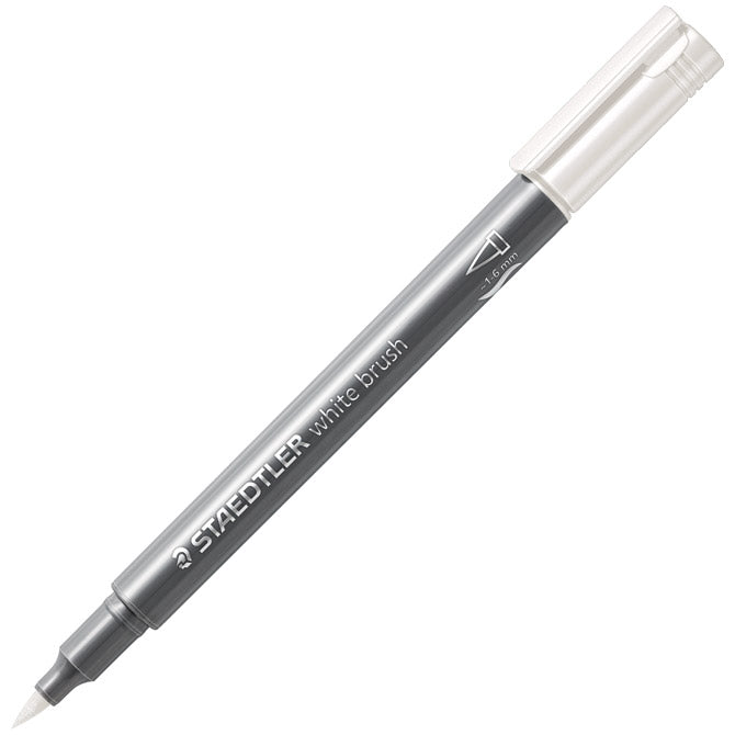Marker nepermanentni 1-6mm metallic brush staedtler 8321-0 beli
